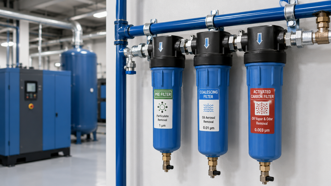 Compressed Air Filters Explained: Types, Grades & Why They Matter