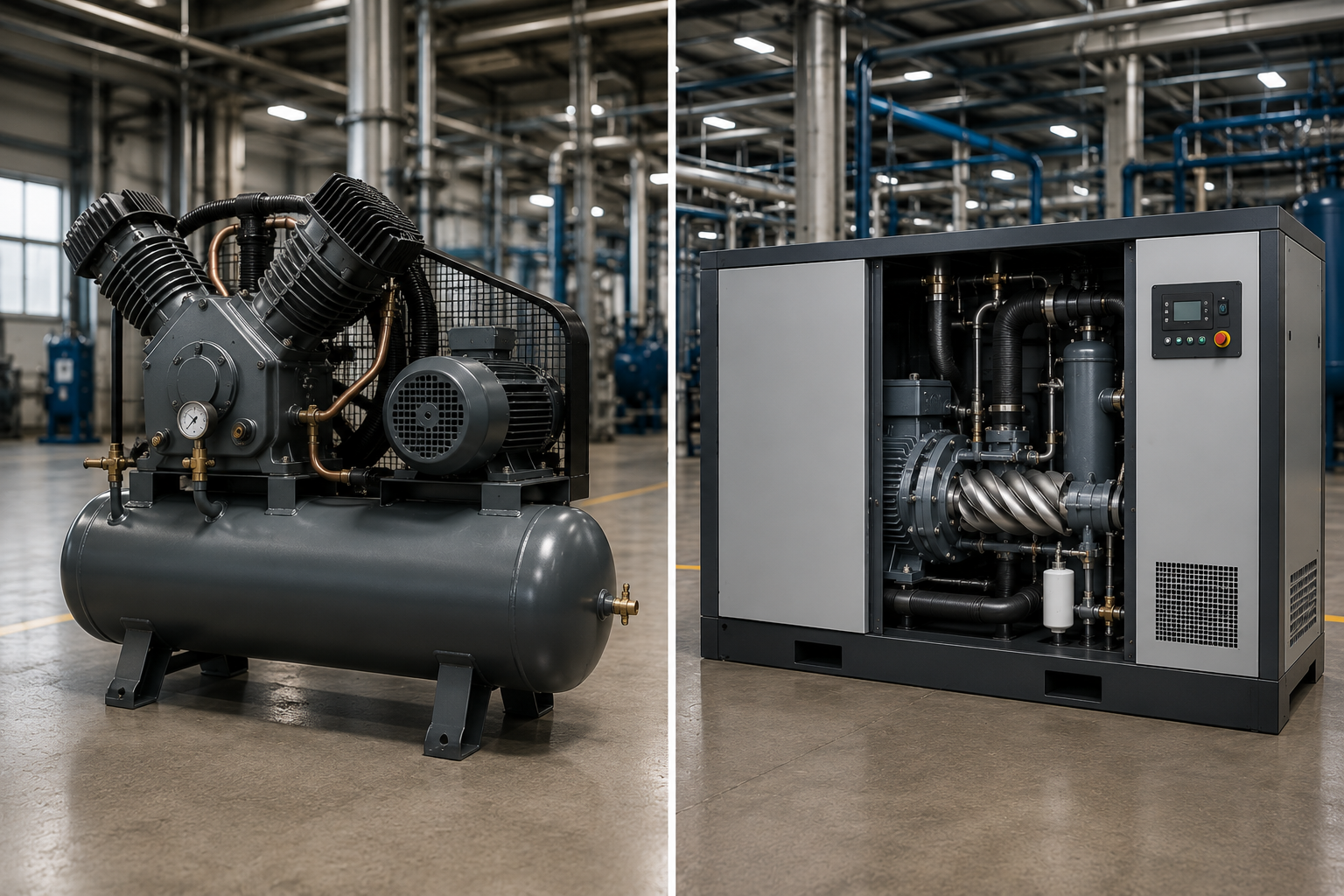 Piston vs Screw Compressors: Which Should You Choose?