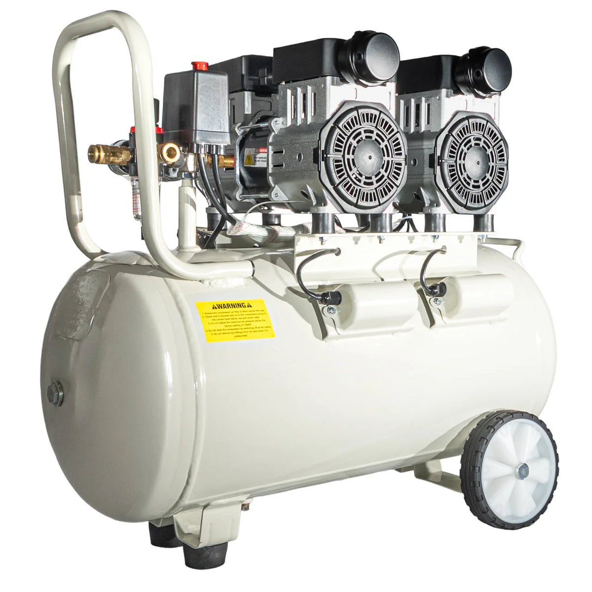 Hyundai HY27550X 1500W 50L Oil Free Low Noise Portable Electric Air Compressor 11CFM 118psi