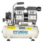 Hyundai HY5508X 550W 8L Oil Free Low Noise Portable Air Compressor 4CFM 118psi Direct Drive