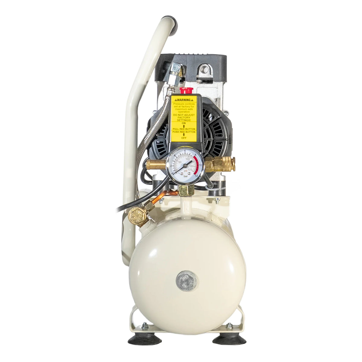 Hyundai HY5508X 550W 8L Oil Free Low Noise Portable Air Compressor 4CFM 118psi Direct Drive