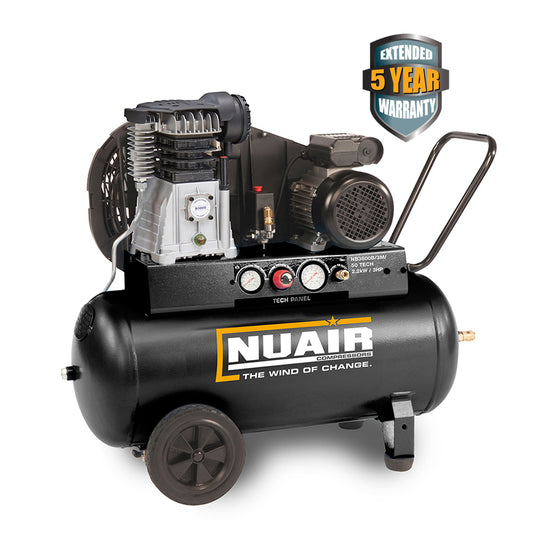 Nuair B3800B/3M/50 Q-TECH PRO UK Air Compressor