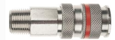 1/2" BSPT MALE COUPLING "PCL STYLE"