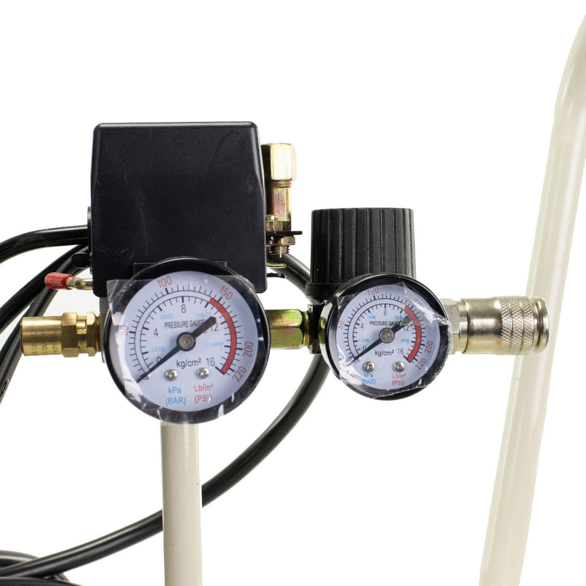 Hyundai HY2150100 Oil-Free Electric Air Compressor with Dual 1500W Motors, 4hp and 100L Tank