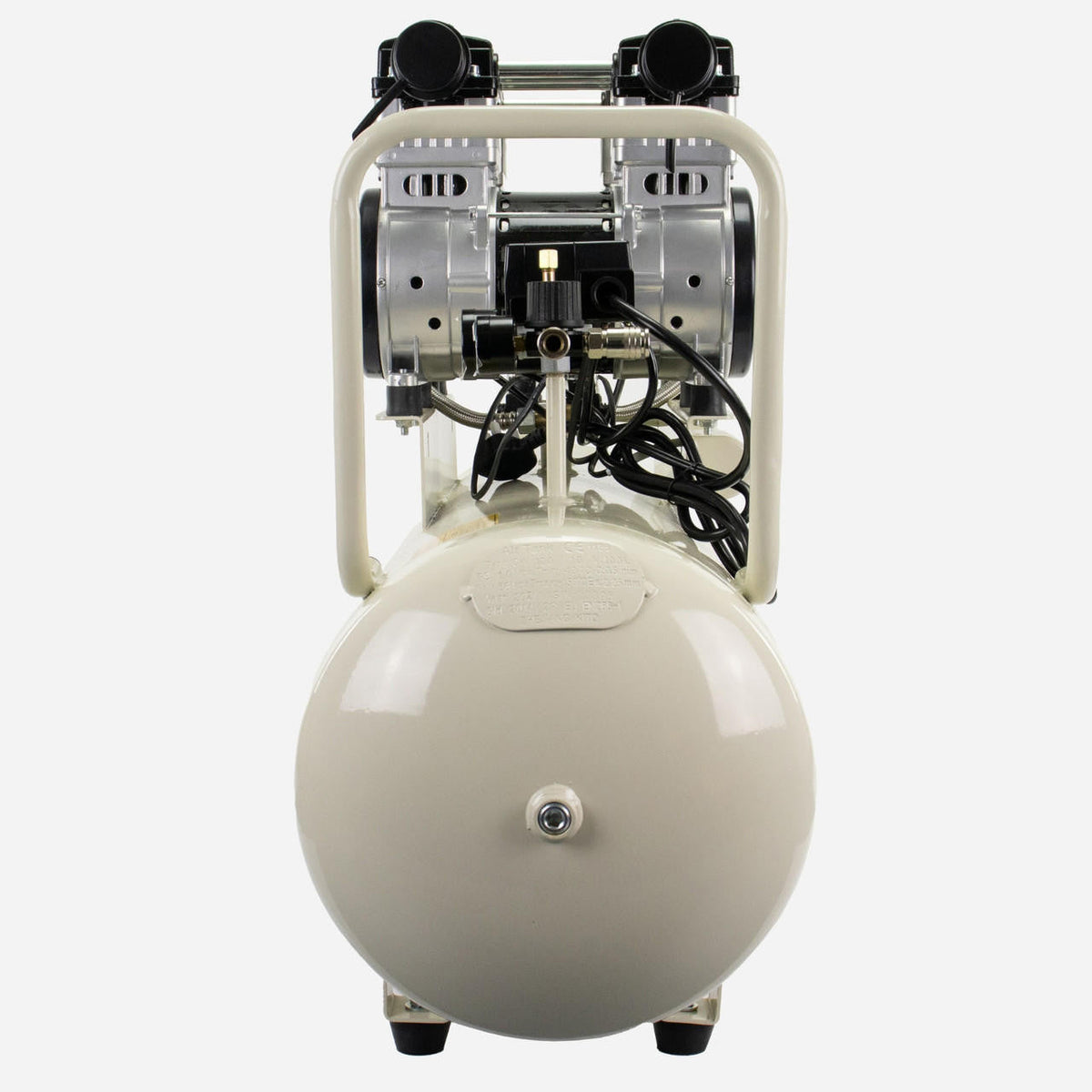 Hyundai HY2150100 Oil-Free Electric Air Compressor with Dual 1500W Motors, 4hp and 100L Tank