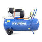 Hyundai HY30100V Electric Air Compressor with V-Twin Cylinder, 2.2kW 230V Motor, 3hp and 100L Tank