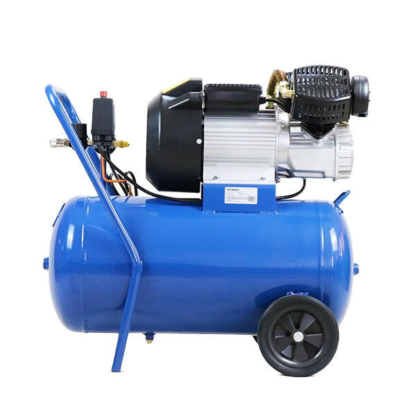 Hyundai HY3050V Electric Air Compressor with V-Twin Cylinder, 2.2kW 230V Motor, 3hp and 50L Tank