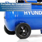 Hyundai HY3050V Electric Air Compressor with V-Twin Cylinder, 2.2kW 230V Motor, 3hp and 50L Tank