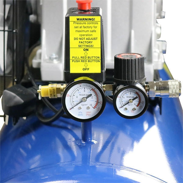 Hyundai HY3150SX 3hp 150L Low Noise Air Compressor 14CFM 145psi Twin Cylinder Belt Drive