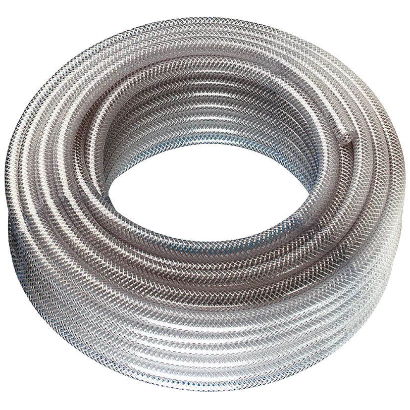1" ID H/DUTY BRAID PVC CLEAR 30MTR