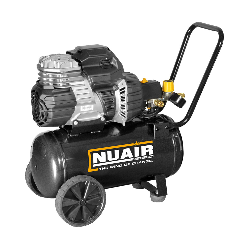 Nuair Compressor OL244/24 TECH CE 1.1KW 24Ltr 8Bar 230V Portable (13A)