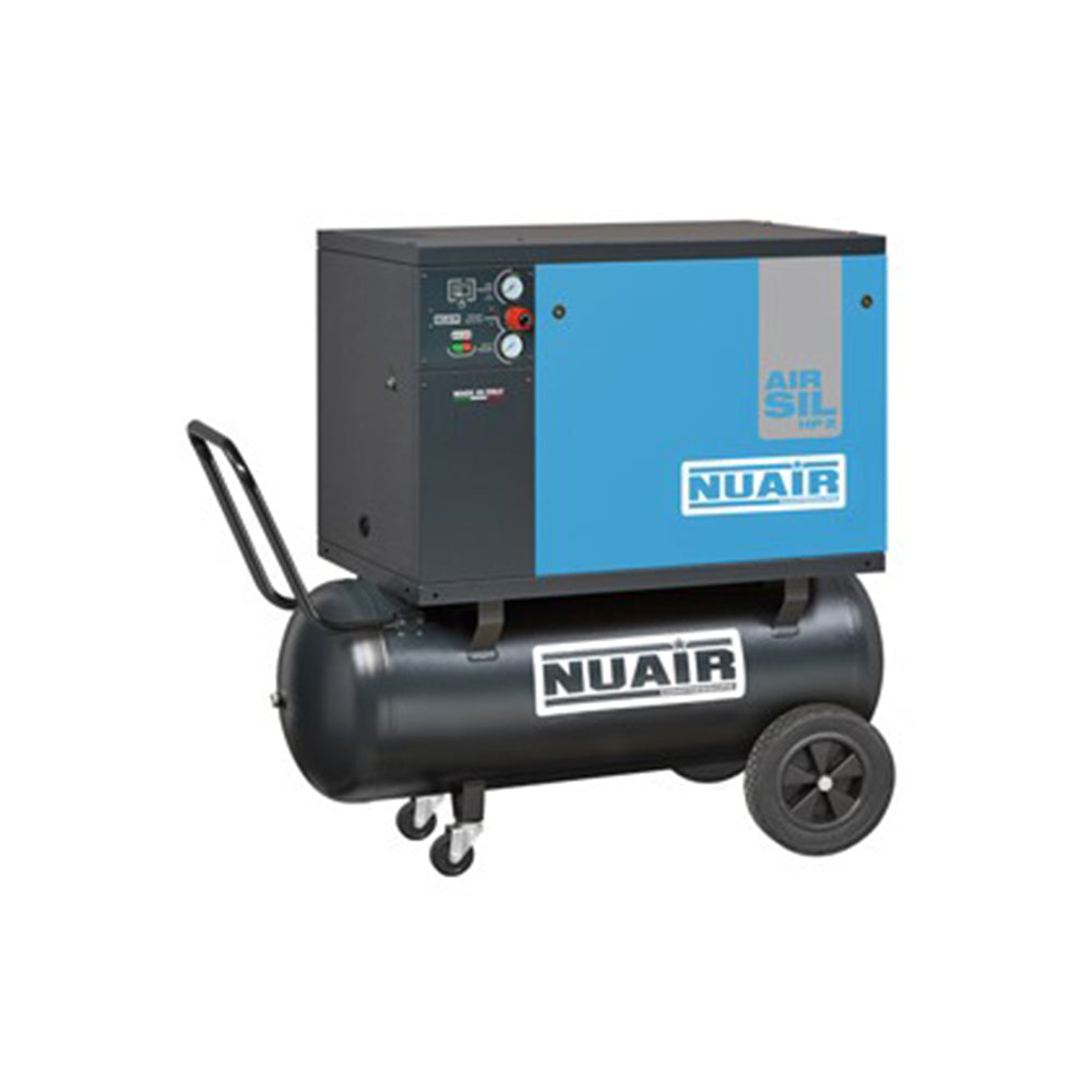 Nuair Compressor AIRSIL1 B2800B/3CM/100 2.2KW 100Ltr 10Bar 230V Portable (16A)