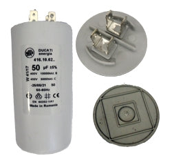 Capacitor 50Mf (Uni - 8 - RUN)