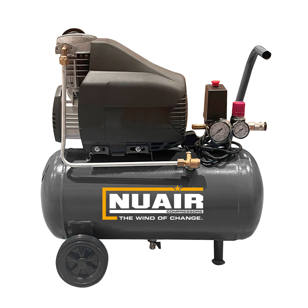 Nuair Compressor OL232/24 CM2 1.5KW 24Ltr 8Bar 230V Portable (13A)