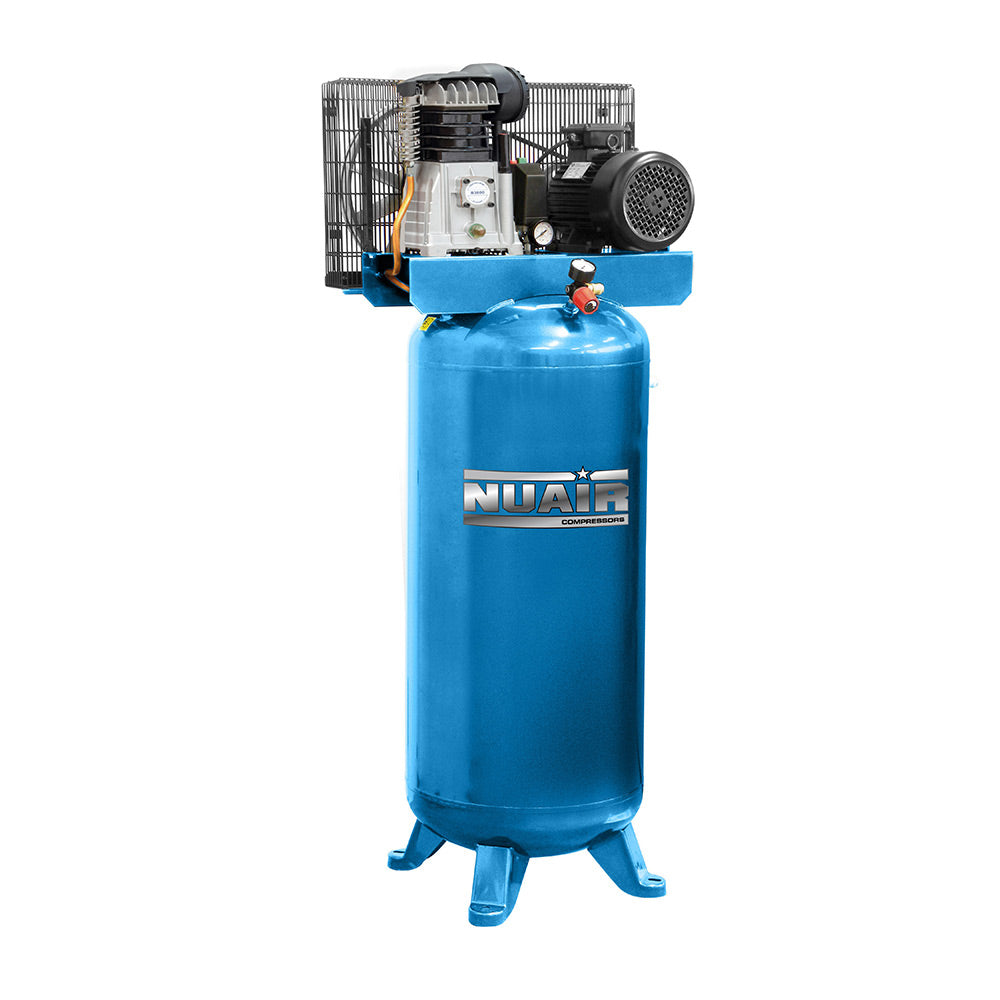 Nuair Compressor B3800B-PRO/150V FM3 2.2KW 150Ltr 10Bar 230V Stationary (16A)
