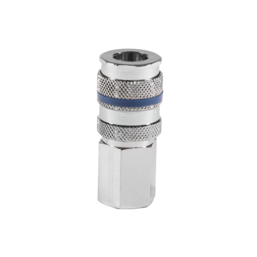 1/4" BSPP FEM COUPLING BRASS NICKEL