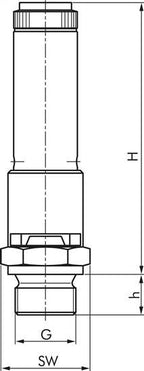 Safety Valve G 3/8" (dn8) 11 Bar - Non-OEM 3004807025