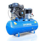 Hyundai HY140200PES Static Floor-Mounted Petrol Air Compressor, 14hp and 200L Tank