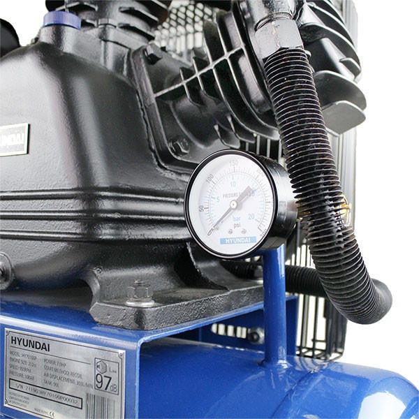 Hyundai HY70100P 7.0hp Petrol Air Compressor with 90L Tank
