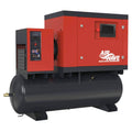 Airwave Micro-Speed, Variable Speed Compressor, 5.5hp/4Kw-230V, 32Amp 16 CFM, 6-10 Bar 200L Tank Mounted + Dryer