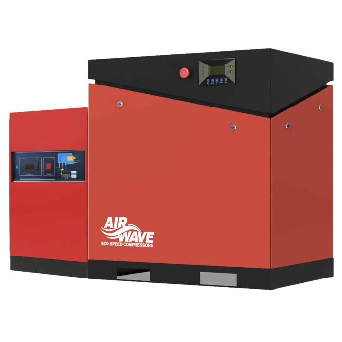 Airwave Eco-Speed, 15hp/11Kw, Screw Compressor, 60 CFM, Max 10 Bar, Floor Mounted Dryer