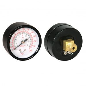 Pressure Gauge 1/4" 0-16 Bar Back Connection Dia 53