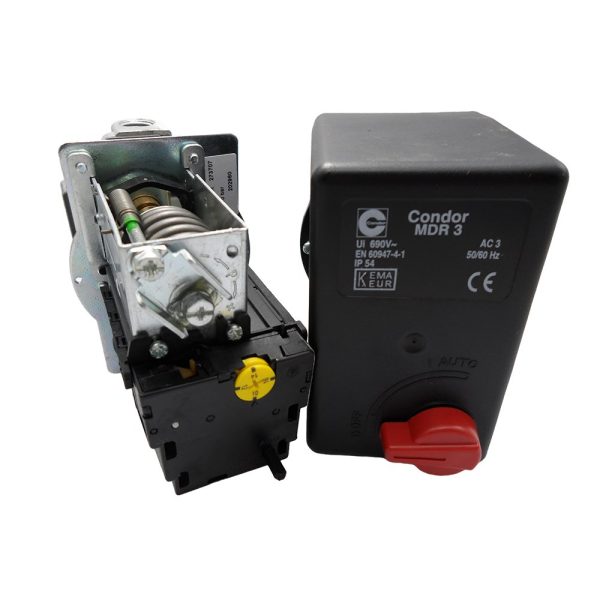 Condor MDR3 Pressure Switch, 4 Way 20A 16 Bar 3/8"