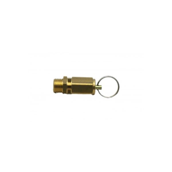 Safety Valve - 1/4" 15 Bar With Ring & Certificate