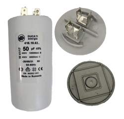 Capacitor 50Mf (Uni - 8 - RUN)